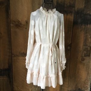 Mika & Gala blush Ruffle Dress